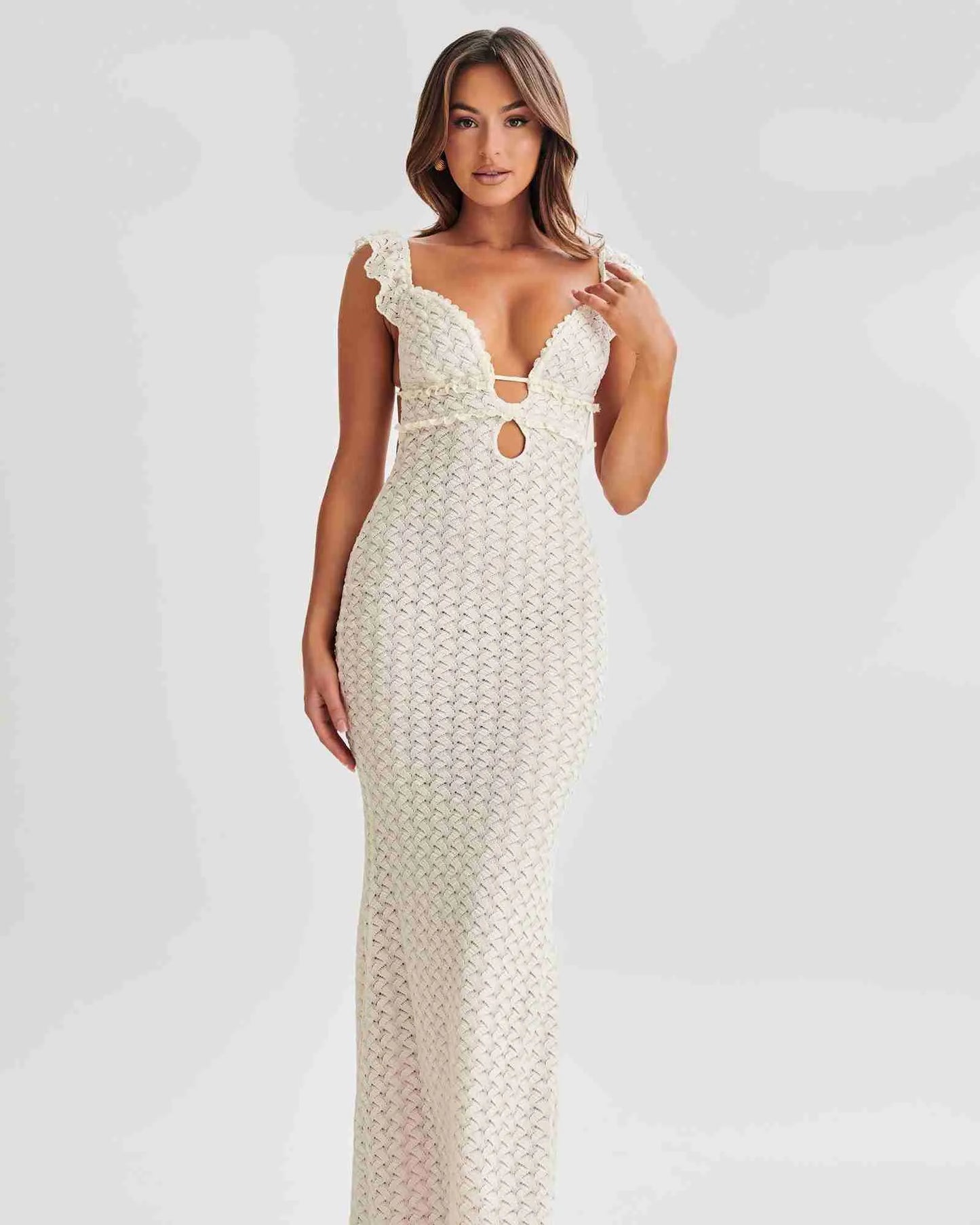 Clarabell Crochet Maxi Dress