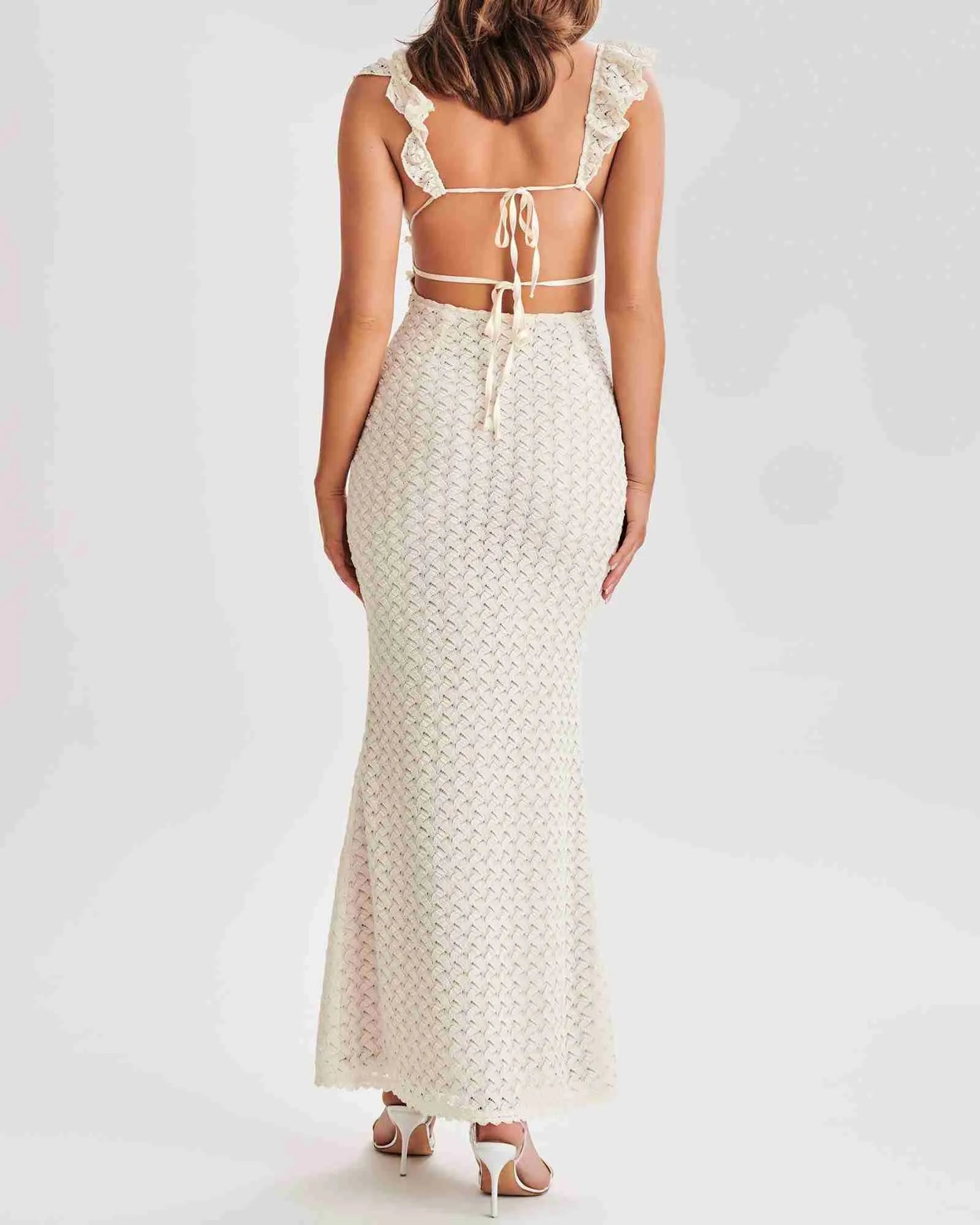 Clarabell Crochet Maxi Dress