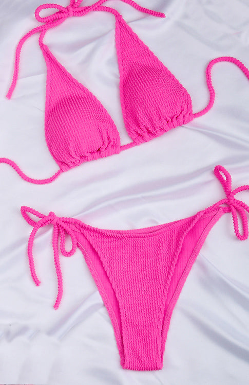 Zali Bikini Set – Neon Pink