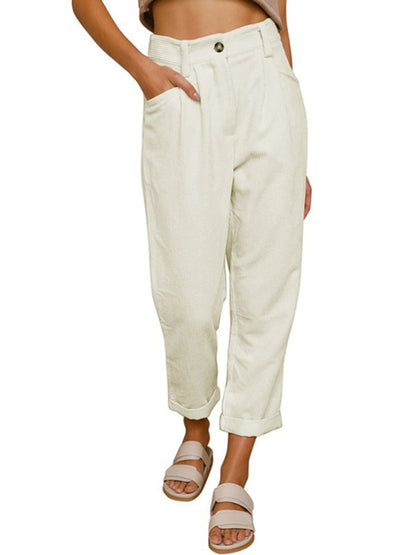 Windsor™ High Waist Corduroy Lounge Pants