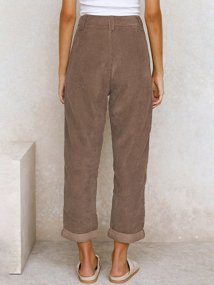 Windsor™ High Waist Corduroy Lounge Pants