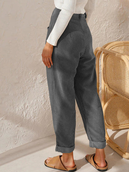 Windsor™ High Waist Corduroy Lounge Pants