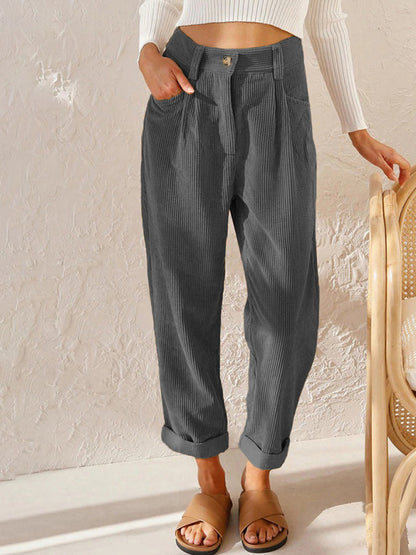 Windsor™ High Waist Corduroy Lounge Pants