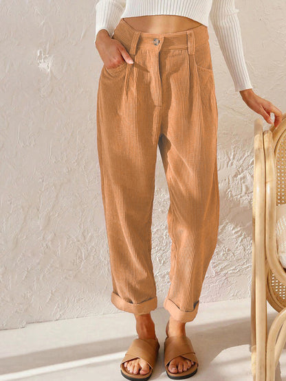 Windsor™ High Waist Corduroy Lounge Pants