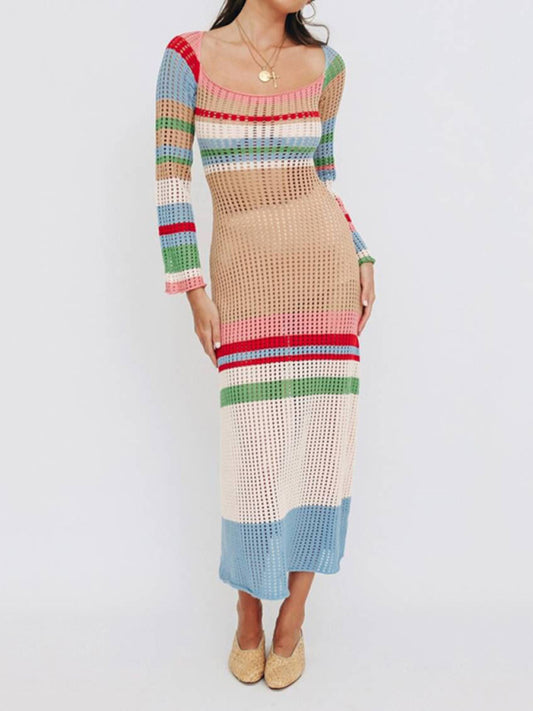 Mitsy Crochet Maxi Dress -Candy Store