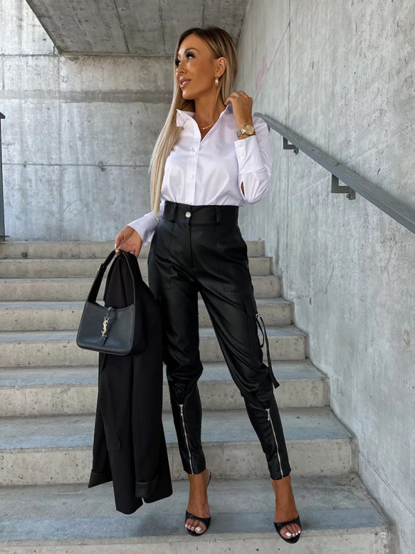 Noir™ Faux Leather Pants