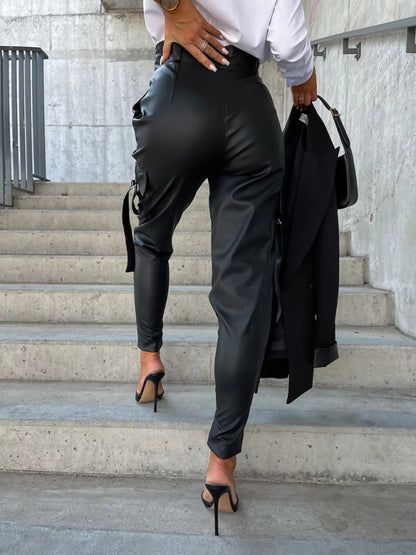 Noir™ Faux Leather Pants