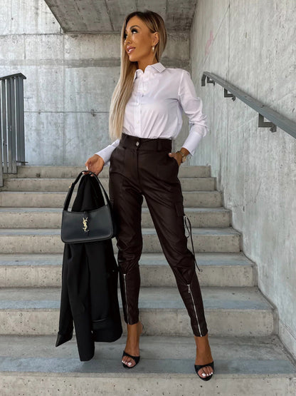 Noir™ Faux Leather Pants