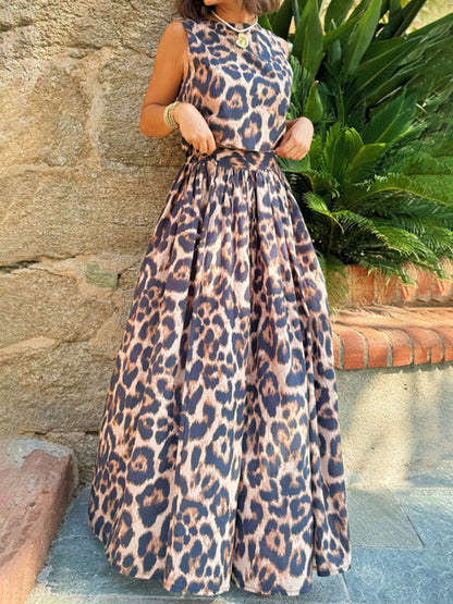 The Wild Side™ – Leopard Print Two-Piece Set