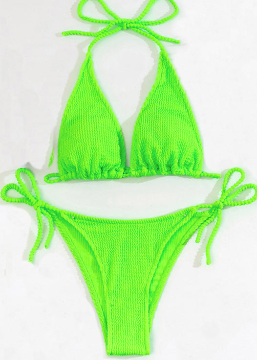 Zali Bikini Set Neon Green Bikini Saturdays 