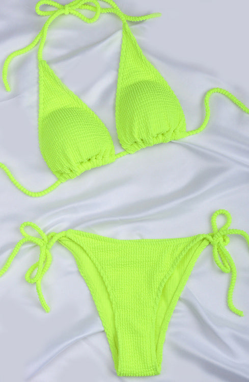 Zali Bikini Set – Neon Yellow