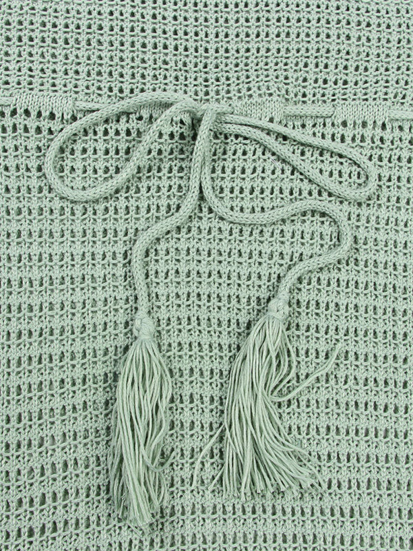 Kennedy Crochet Maxi Dress - Sage