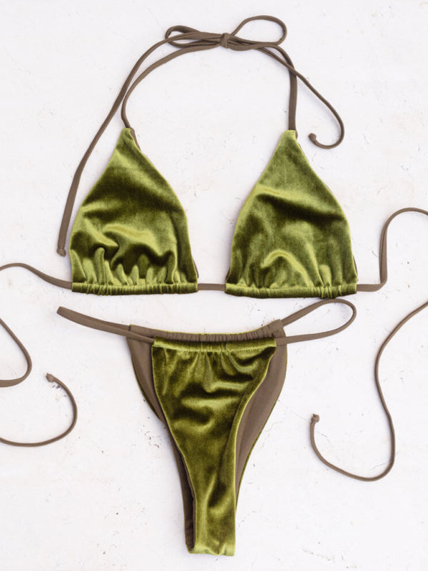 Dylan Bikini Set – Gold Shimmer