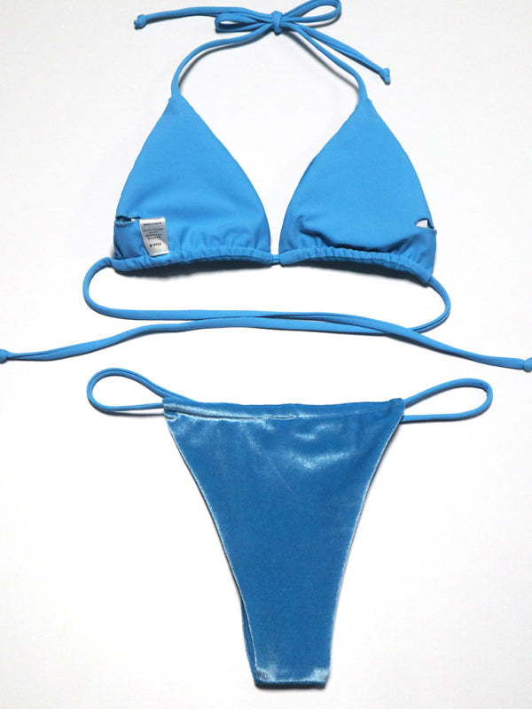 Dylan Bikini Set – Blue Velvet
