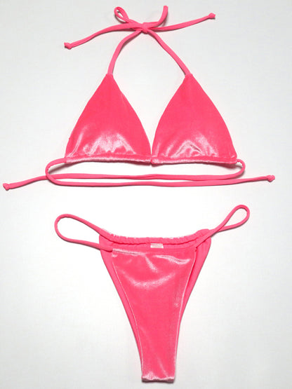 Dylan Bikini Set – Flamingo Velvet